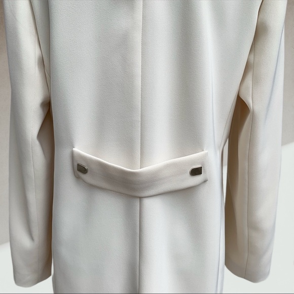 Melanie Lyne Jackie O Ivory coat LARGE - Picture 7 of 13